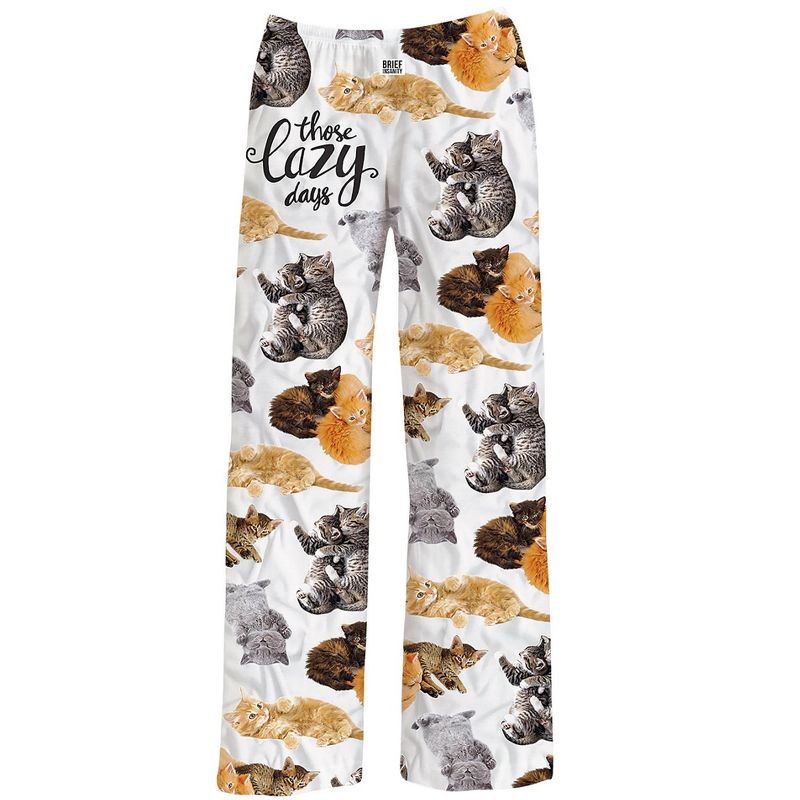 Collections Etc Lazy Days Cat Lounge Pants, 3 of 5