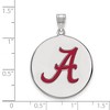Black Bow Jewelry Sterling Silver Alabama Crimson Tide NCAA Extra Large Pendant - 2 of 3