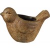 Classic Home and Garden Cement Buddies Indoor/Outdoor Planter with Drainage Hole, Bird - 4 of 4