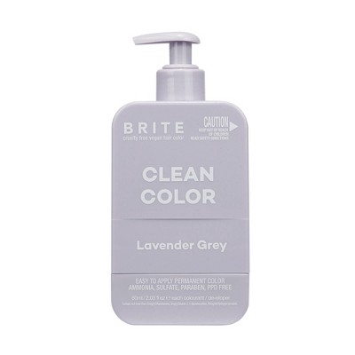 BRITE Clean Permanent Hair Color Kit - Lavender Gray - 4.05 fl oz