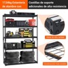 5-Tier Adjustable Closet Organizers and Storage, Heavy Duty 2500LBS Garage Storage Shelves, Metal Storage Shelving Unit for Kitchen Basement Laundry - 4 of 4