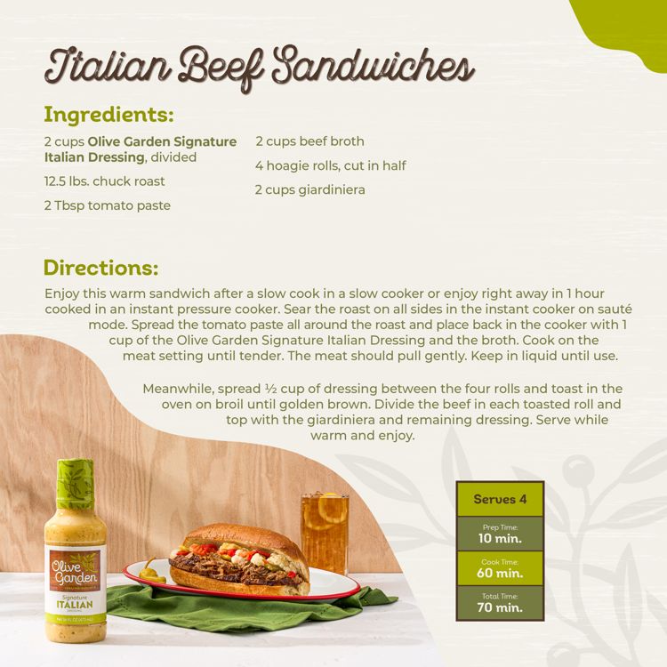 Olive Garden Signature Italian Salad Dressing - 16fl oz, 6 of 8