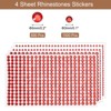 Unique Bargains Acrylic Self-Adhesive Craft Decorative 4 Sheets Rhinestone Stickers - 2 of 4