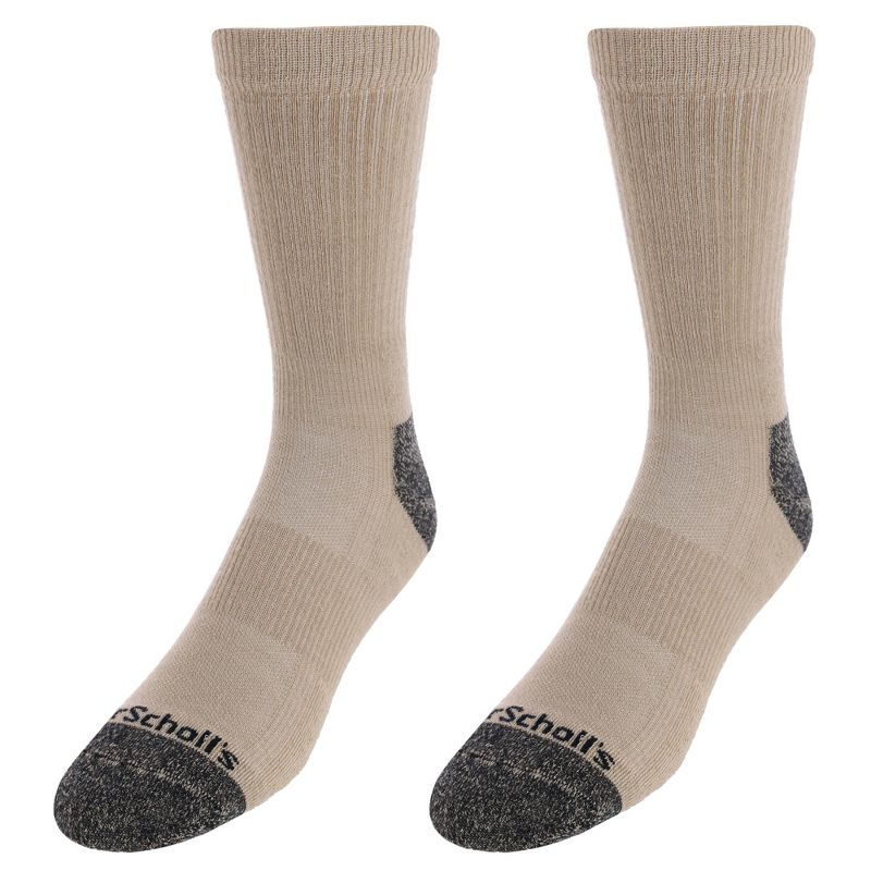 Dr. Scholl's Men's Crew Compression Work Socks (2 Pair Pack), 2 of 3