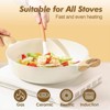 BRINJOY 14-Piece Ceramic Cookware Set - Non-Toxic Nonstick Healthy Kitchen Cookware Induction Compatible - 3 of 4