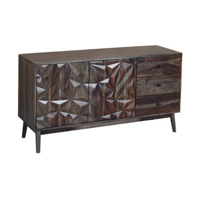 Matrix Urban 2 Door and 3 Drawer Sideboard Brown - Treasure Trove Accents