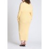 ELOQUII Women's Plus Size Sweater Dress With Tie - 3 of 3