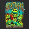 Girl's The Nightmare Before Christmas Jack and Sally Graffiti Crop T-Shirt - 2 of 3