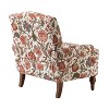 Dani comfy Livingroom Armchair with Solid Wood Legs  | KARAT HOME - 4 of 4