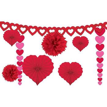 Amscan Blushing Valentine's Day Paper Party Decoration