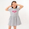 The Juniper Shop Big Sis Club Puff Print Toddler Graphic Dress - 2 of 3