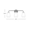 Lark Gio 3 - Light Vanity in  Chrome - 2 of 4