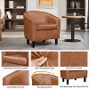 Yaheetech Faux Leather Accent Chair Armchair Club Chair For Living Room - 4 of 4