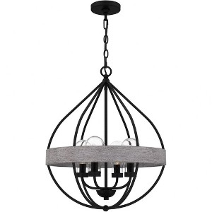 Quoizel Lighting Tansy 4 - Light Pendant in  Matte Black - 1 of 4