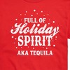 Men's - Instant Message - Full Of Holiday Spirit Funny Christmas Short Sleeve Graphic T-Shirt - 2 of 4