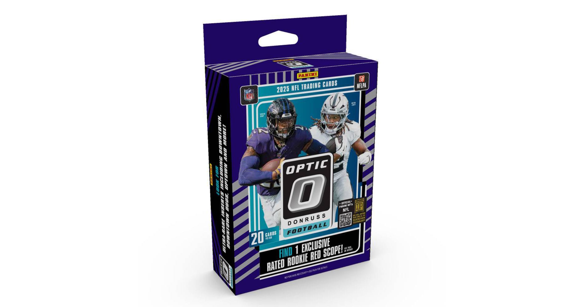 2025 Panini NFL Optic Donruss Football Trading Card Hanger Box