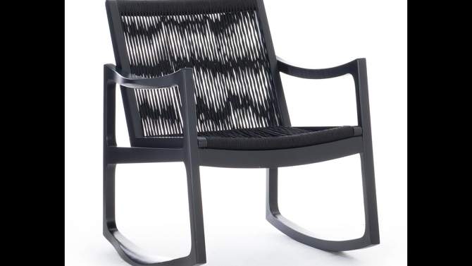 Roxby Woven Rocking Chair - Linon, 2 of 14, play video