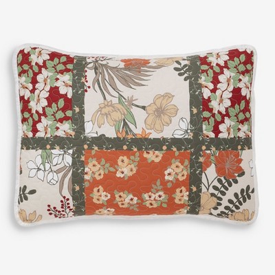BrylaneHome Olivia Patchwork Standard Sham
