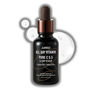 Jumiso All Day Vitamin Pure C 5.5 Glow Dark Spot Corrector Serum | L-Ascorbic Acid Alpha-Arbutin Aronia Extract. -  (1.01 oz) - 1 of 4