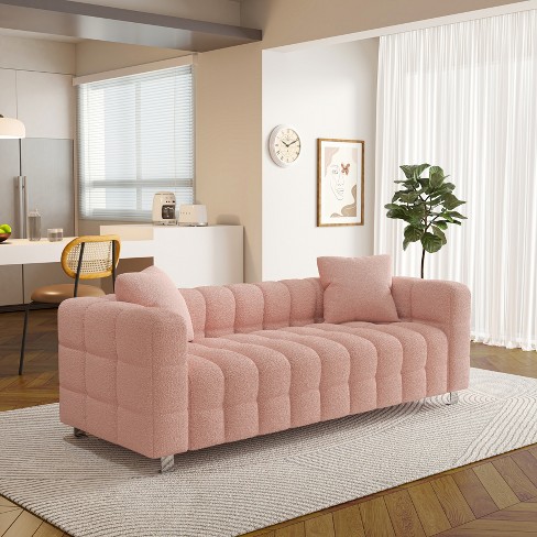 110.6 L-shaped Sofa With Removable Ottomans And Comfort Lumbar