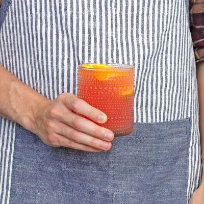 Darware Clear Hobnail 12oz Glass Tumblers, Set of 6