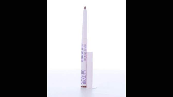 Carter Beauty Brow Out Defining Pencil - Eyebrow Pencil - Medium - 0.007 oz, 2 of 10, play video