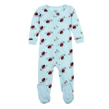 Leveret Footed Sleeper Cotton Boys Pajamas