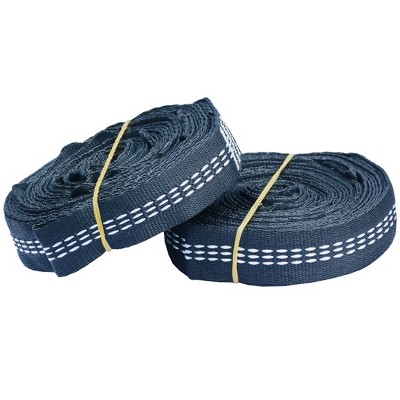 Light Blue and Purple Nylon Camping Hammock