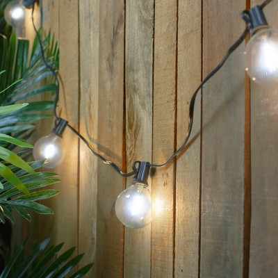 Northlight LED G50 Globe Christmas String Lights - Pure White - 10' Black Wire - 10ct