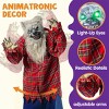Joyfy 63'' Halloween Standing Werewolf Outdoor Decoration, Life Size Animated Ghost with LED Eyes and Sound Haunted House Props for Lawn Yard Patio - 3 of 4