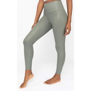 90 Degree By Reflex Womens Interlink High Waist Ankle Legging With Back  Curved Yoke - Iron, X Large : Target
