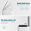 Bathroom Trash Can, Stainless Steel Garbage Can with Lid & Inner Bucket, Recycling Bin for Home Batbroom Office Living Room - 4 of 4