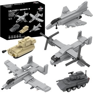 Apostrophe Games 5 in 1 Military Vehicles Building Block Set - Series 3 - 901pcs - 1 of 4