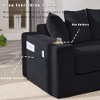 Sapphtopaz 76" 2-in-1 Couches for Living Room Convertible Sofa Bed Pull Out Sleeper Couch with 5 Pillows & 2 Cup Holders Couch Bed for Bedroom - 4 of 4
