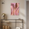 Doll Memories - Pink Geode Canvas Mineral Agate Geode Wall Art by Art Remedy Framed - 2 of 4