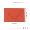 Unique Bargains Invitation Envelopes for Greeting Cards Wedding Birthday Christma 5 Pcs - 2 of 4