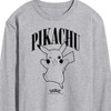 Men's - Pokémon - Pikachu Long Sleeve Graphic T-Shirt - 2 of 4