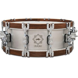 PDP by DW Concept Select Aluminum Snare Drum With Walnut Hoops - 1 of 4