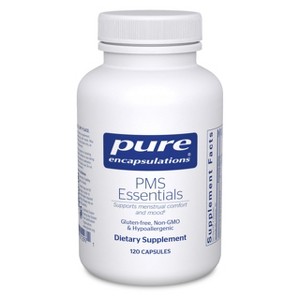 Pure Encapsulations PMS Essentials - Hypoallergenic Supplement Supports Menstrual Comfort, Fatigue, and Helps Lessen Cravings* - 120 Capsules - 1 of 4