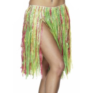 Smiffys Multi-coloured Hula Skirt Adult Costume - 1 of 4