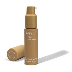 cleo+coco. Body and Hair Antiperspirants and Deodorant - Powder Coconut Vanilla - 0.88oz - 1 of 4