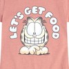Girls' - Garfield - Lets Get Food Fitted Short Sleeve Graphic T-Shirt - 2 of 4