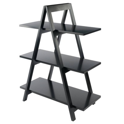 38.39" Aaron A Frame Shelf - Black - Winsome