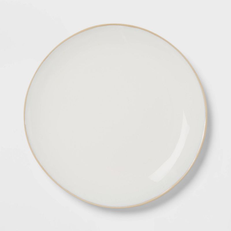 12pc Stoneware Wethersfield Artisan Dinnerware Set White - Threshold&#8482;, 4 of 7