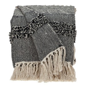 Parkland Collection,Palak Eclectic Beige 52" X 67" Woven Handloom Throw - 1 of 4