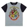 Harry Potter Hogwarts Little Boys Pajama Shirt Pajama Shorts Set - 4 of 4
