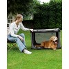 APRILSOUL 36 Inch Collapsible Travel Dog Crate for Medium Large Dogs, Portable Dog Crate 4-Door Foldable Soft Kennel - 2 of 4
