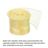 Unique Bargains Gift Wrapping Wide Sheer Wired Pastel Shimmer Iridescent Chiffon Ribbons 1 Pc - 3 of 4