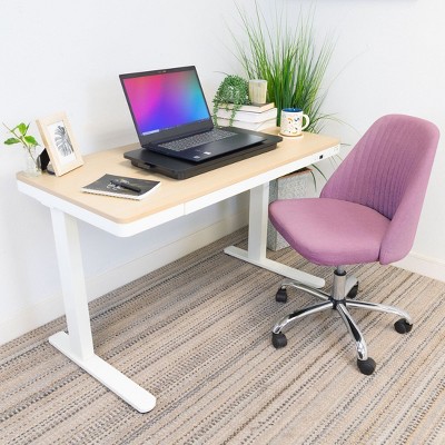 Adjustable Black Steel Standing Keyboard and Mouse Platform