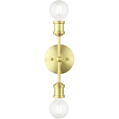 Lansdale Satin Brass 2-Light ADA Compliant Vanity Sconce